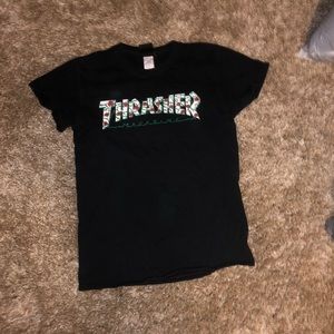 Thrasher magazine t shirt roses